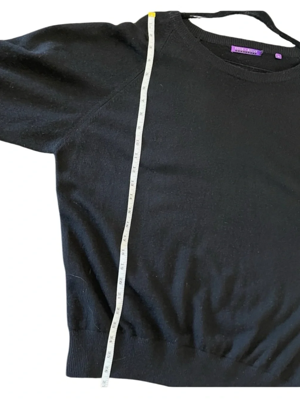 Peter Millar Cashmere Sweater Men’s XL Black 100% Cashmere Crewneck Pullover
